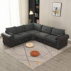 Luxury 2, 3 Seater Linen Fabric Couch Sofa Chaise Living Room Furniture