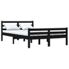 GuyAna Solid Wood Bed Bed Frame,Wood Highlights, Small Double,Bed Frame J1G8