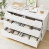 Chest of Drawers White 6 Drawer Storage Cabinet Bedroom Furniture Living Room