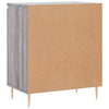 Sideboard Storage Cabinet - Grey Sonoma Engineered Wood with robust Legs A2K7