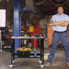 Welding Table 580kg Load Fixture Holes Slots Shelves Mobile Heavy Duty Workbench
