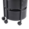 Kitchen Rotating Trolley Shelf Vegetable Fruits Rack Bathroom Storage Organiser