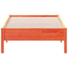 Bed Frame Wax Brown 90x200 Solid Wood Pine L1C0