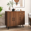 Sideboard Cabinet Modern Storage Cabinet w/ 3 Doors & Pull-out Drawer