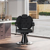 Rolling Swivel Salon Stool Chair with Back Support Adjustable Hydraulic Office