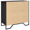 Sideboard Black 79.5x35.5x74.5 Engineered Wood W6W6