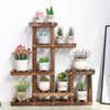 4/6 Tier Flower Plant Stand Pot Shelf Display Tabletop Ladder Garden Rack