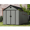 Gabled Plastic tools Shed 8x16FT Outdoor Garden Storage with Foundation Lock UK