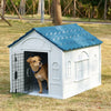 Small- Large Dog House Outdoor Indoor Puppy Shelter Dog Kennel with Air Vents UK