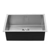Undermount / Inset Kitchen Sink Stainless Steel Single Bowl with Drainer Waste