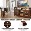 TV Stand for 65" TV Fireplace TV Stand Entertainment Center Storage Cupboard