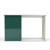 Outdoor Log Store Firewood Rack Galvanized Steel Storage Shed Log Holder Shelter