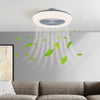 Round LED Ceiling Fan Light Dimmable Living Room Chandelier Lamp Remote Control