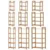 3/4/5 Tier Bamboo Shoe Rack Footwear Organiser Wooden Book Storage Shelves Stand