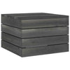 6 Piece Garden Pallet Lounge Set Solid Pinewood Dark Grey
