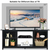 TV Stand for TVs up to 65 Inches Wooden Modern TV Console Table W/6 Open Storage