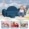 Blue Kids Play Couch Set Fold Out Modular Sofa Modular Couch for Playrooms etc