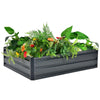 Outdoor Metal Raised Garden Bed Elevated Planter Box Patio Planter Raised Bed