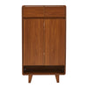 Wooden 5Tier Shoe Cabinet with 2Drawers Home Organizer for Entryway Tidy Storage