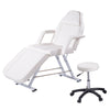 Beauty Bed Adjustable Massage Table Spa Salon Bed Lash Recliner w/Stool