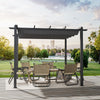 Garden Pergola Awning Gazebo Outdoor Canopy Furniture 13FT Barbecue Shelter