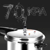 3/5/7L Aluminium Pressure Cooker Quick w/ Lid Latch Indicator Explosion-Proof UK