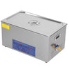 Stainless Steel Digital Ultrasonic Denture Cleaner 22L For Jewellery Watches New