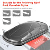 400L Cargo Box Waterproof Rooftop Cargo Carrier Heavy Duty Roof Storage Box