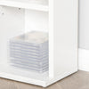 DVD CD Media Storage Rack, Video Display Unit, 89 x 130.5 cm, White