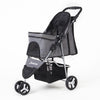 Pet Stroller Dog Cat Pushchair Folding Pet Stroller Travel Cart Jogging Carrier