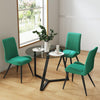 Round Glass Top Dining Table Living Room Kitchen Furniture Characteristic Frame