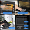 OYAJIA Mini Oven Toaster Grill Tabletop Compact Portable Baking Cooker 28L Gxtcs