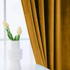 Thick Heavy Velvet Curtains Eyelet Ring Top Fully Lined PAIR of Ready Made Panel