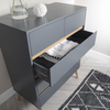 Chest of Drawers 5 Drawer Storage Unit Wooden Modern Bedroom