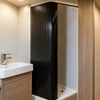 Tambour Shower Room Door 2000mm x 600mm Waterproof Campervan Motorhome Track Kit