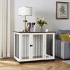 Furniture Style Dog Crate, Puppy Cage End Table, Pet Kennel House with Doors