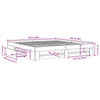 Bed Frame White 200x200 Engineered Wood A7M0