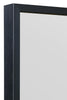 Large Black Edged Aluminium Wall Leaner Mirror 79"X39" 200X100cm MirrorOutlet