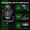 Ergonomic Gaming Chair Racing Chair Swivel Computer Chair with lumbar cushion