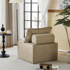 Free Combination Leather Sofa Cube with Detachable Backrest Sectional Floor Sofa