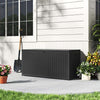 430L Black/Grey Lockable Waterproof Garden Storage Box