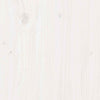 Bed Frame White 120x200 Solid Wood Pine T6R4