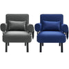 Futon Folding Single Sofa Bed 3-in-1 Sofa Recliner Lounger Accent Chair Armchair
