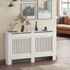 Small Medium Large Radiator Cover Vertical Slatted Grill Wooden Heating Cabinet