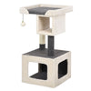 Cat Tree 80cm Small Cat Tower Indoor Kitten Activity Center Climbing Stand