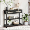 Console Table Hallway Table Sofa Table Side Table 80 x 25 x 75 cm Black