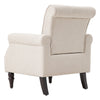 Fireside Armchair Wing Back Upholstered Queen Anne Chair Bedroom Lounge Sofa NEW