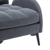 Occasional Adjustable Velvet Armchair Lazy Recliner Sleeper Sofa With Footstool