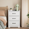 3 Drawer Wooden Bedroom Bedside Cabinet Furniture Storage Nightstand Side Table