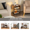3-Tier Home Accent Table Square End Table Small Night Stands Sofa Side Table